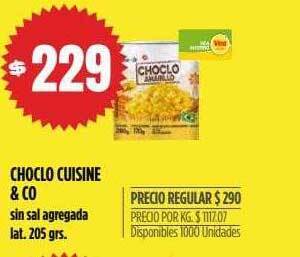 Supermercados Vea Choclo cuisine & co oferta