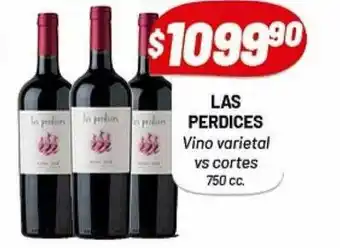 Almacor Las perdices vino varietal vs cortes oferta
