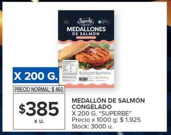 Carrefour Medallón de salmón congelado superbe oferta