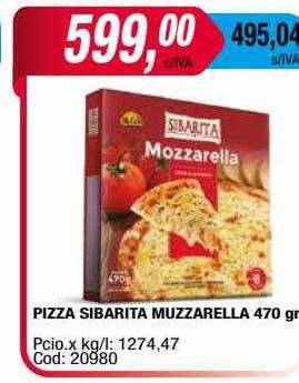 Maxiconsumo Pizza sibarita muzzarella oferta