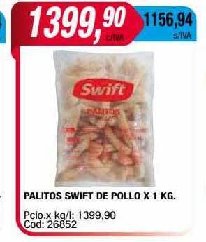 Maxiconsumo Palitos swift de pollo oferta