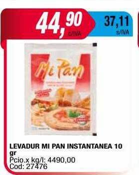 Maxiconsumo Levadur mi pan instantanea oferta