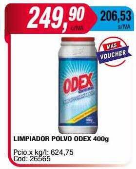 Maxiconsumo Limpiador polvo odex oferta