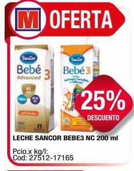 Maxiconsumo Leche sancor bebe3 nc oferta