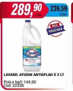Maxiconsumo Lavand. ayudin antisplah oferta