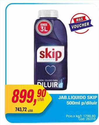 Maxiconsumo Jab.liquido skip oferta