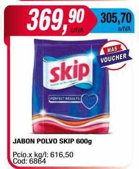 Maxiconsumo Jabon polvo skip oferta