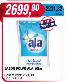 Maxiconsumo Jabon polvo ala oferta