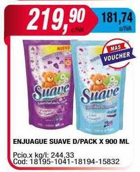 Maxiconsumo Enjuague suave oferta