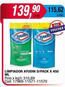 Maxiconsumo Limpiador ayudin oferta
