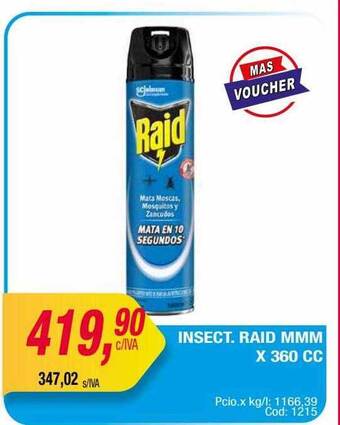 Maxiconsumo Insect. raid mmm oferta