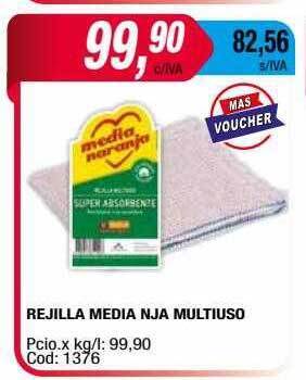 Maxiconsumo Rejilla media nja multiuso oferta