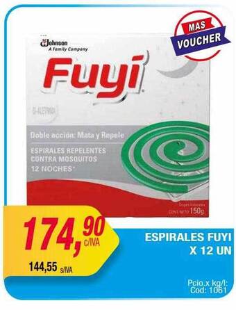 Maxiconsumo Espirales fuyi oferta