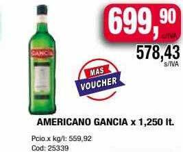Maxiconsumo Americano gancia oferta