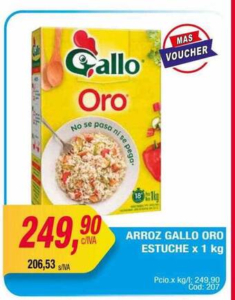 Maxiconsumo Arroz gallo oro estuche oferta