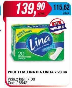 Maxiconsumo Prot.fem. lina dia linita oferta