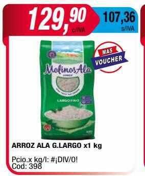 Maxiconsumo Arroz ala g.largo oferta