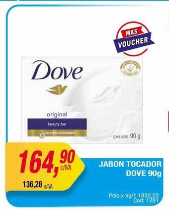 Maxiconsumo Jabon tocador dove oferta
