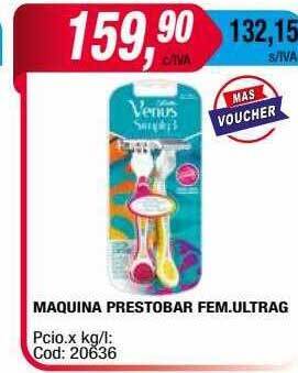 Maxiconsumo Maquina prestobar fem.ultrag oferta