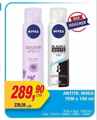 Maxiconsumo Antitr. nivea fem oferta