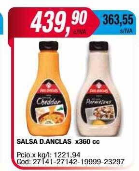 Maxiconsumo Salsa d.anclas oferta