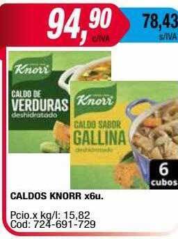 Maxiconsumo Caldos knorr oferta