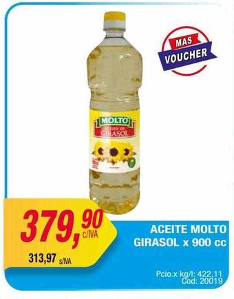 Maxiconsumo Aceite molto girasol oferta