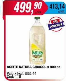 Maxiconsumo Aceite natura girasol oferta