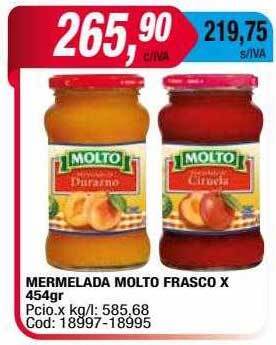 Maxiconsumo Mermelada molto frasco oferta