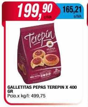 Maxiconsumo Galletitas pepas terepin oferta