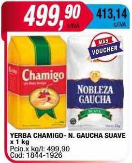 Maxiconsumo Yerba chamigo- n gaucha suave oferta