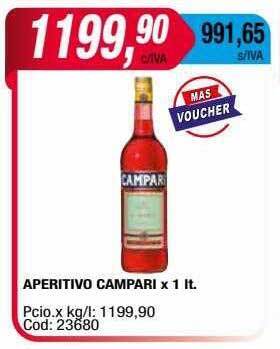Maxiconsumo Aperitivo campari oferta