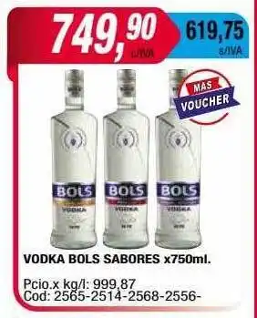 Maxiconsumo Vodka bols sabores oferta