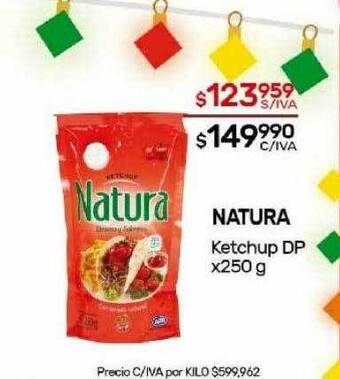 Nini Mayorista Natura ketchup dp oferta