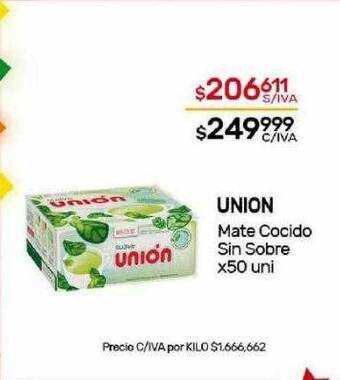 Nini Mayorista Union mate cocido sin sobre oferta