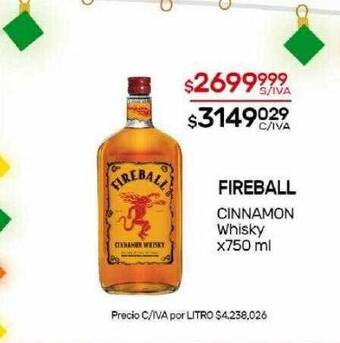 Nini Mayorista Fireball cinnamon whisky oferta