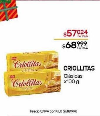 Nini Mayorista Criollitas clásicas oferta