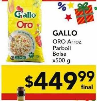 Nini Mayorista Gallo oro arroz parboil bolsa oferta
