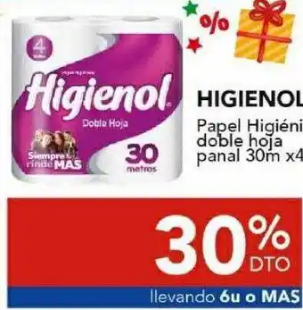 Nini Mayorista Higienol papel higiénico doble hoja oferta