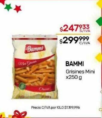 Nini Mayorista Bammi grisines mini oferta