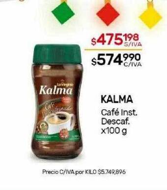 Nini Mayorista Kalma café inst. descaf oferta