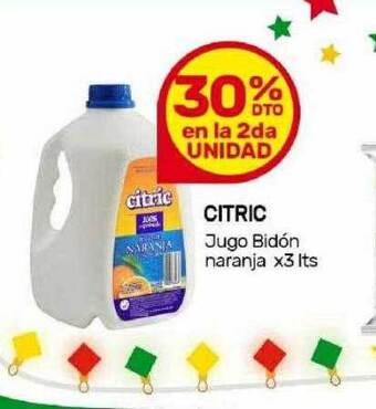 Nini Mayorista Citric jugo bidón naranja oferta