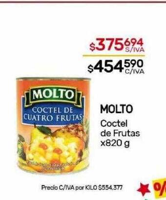 Nini Mayorista Molto coctel de frutas oferta