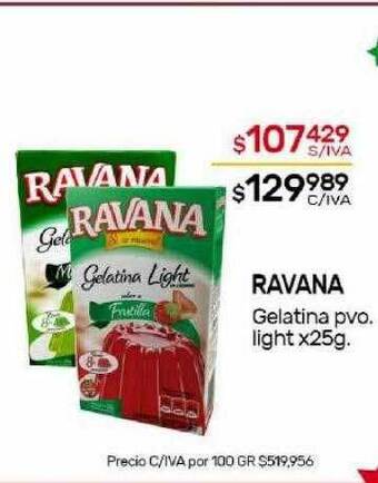 Ravana gelatina pvo light