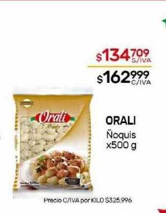 Nini Mayorista Orali ñoquis oferta