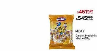 Nini Mayorista Misky caram medallón miel oferta
