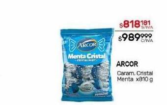 Nini Mayorista Arcor caram cristal menta oferta