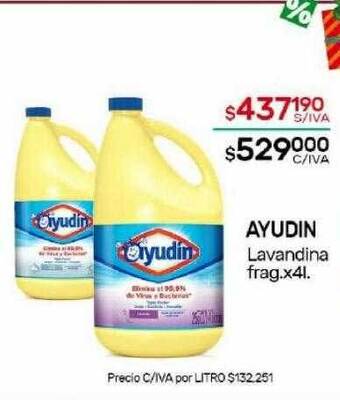 Nini Mayorista Ayudin lavandina frag oferta