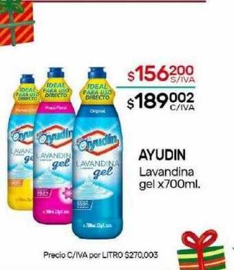 Nini Mayorista Ayudin lavandina gel oferta