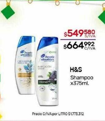 Nini Mayorista H&s shampoo oferta